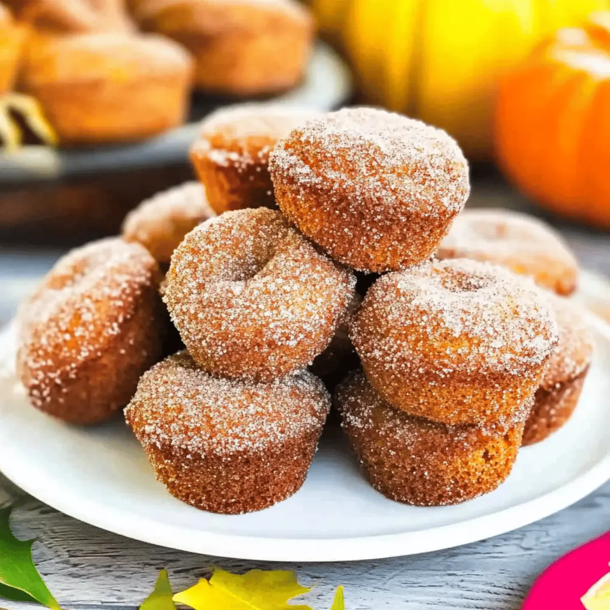 Deliciously Fluffy Donut Pumpkin Muffins Recipe for Fall Bliss