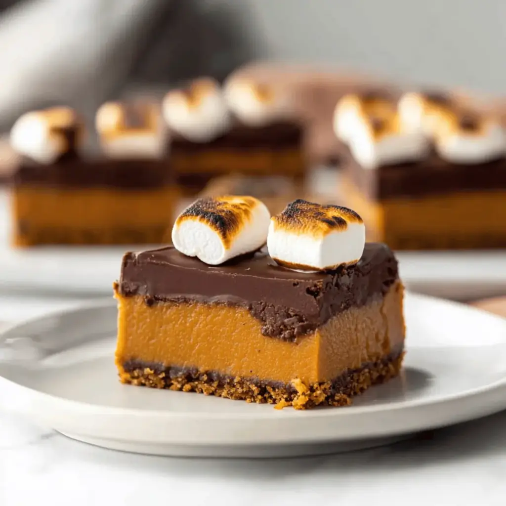 Pumpkin S’mores Bars