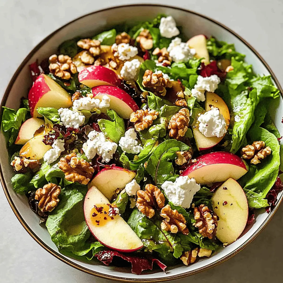 Crisp and Creamy Apple Walnut Salad for Cozy Fall Days