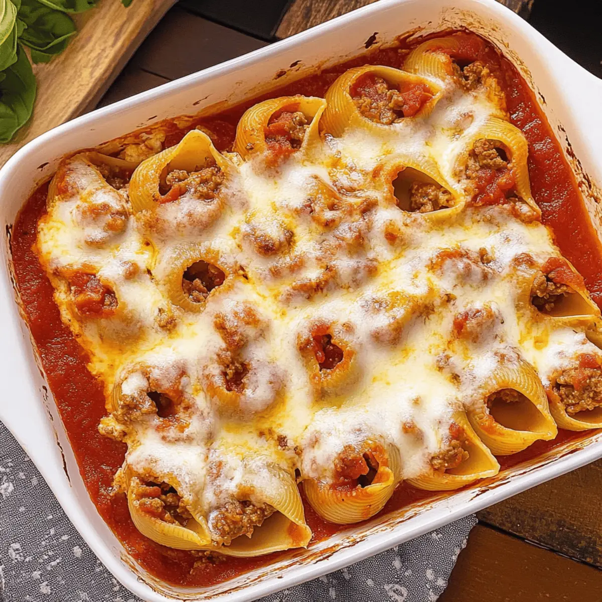 Beef Stuffed Pasta Shells: A Cozy Italian Delight