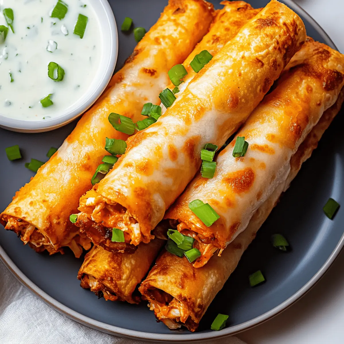 Crispy Buffalo Chicken Taquitos Recipe for Ultimate Flavor