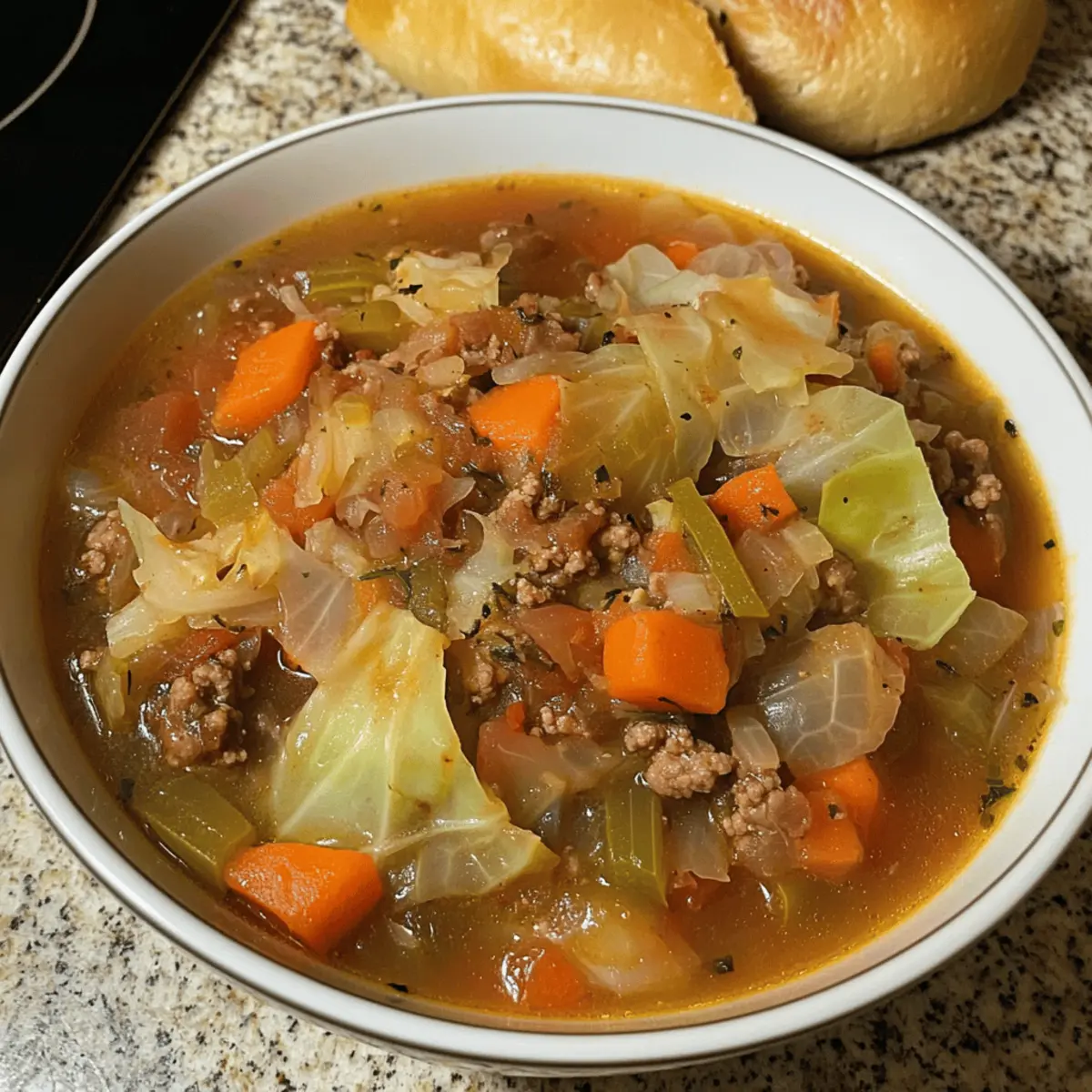 Hearty Cabbage Soup with Ground Beef for Comfort and Health