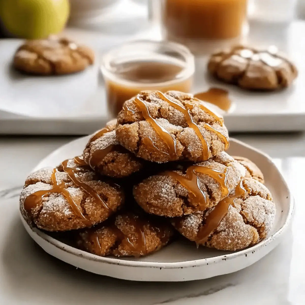 Indulge in Chewy Caramel Apple Cider Cookies This Fall