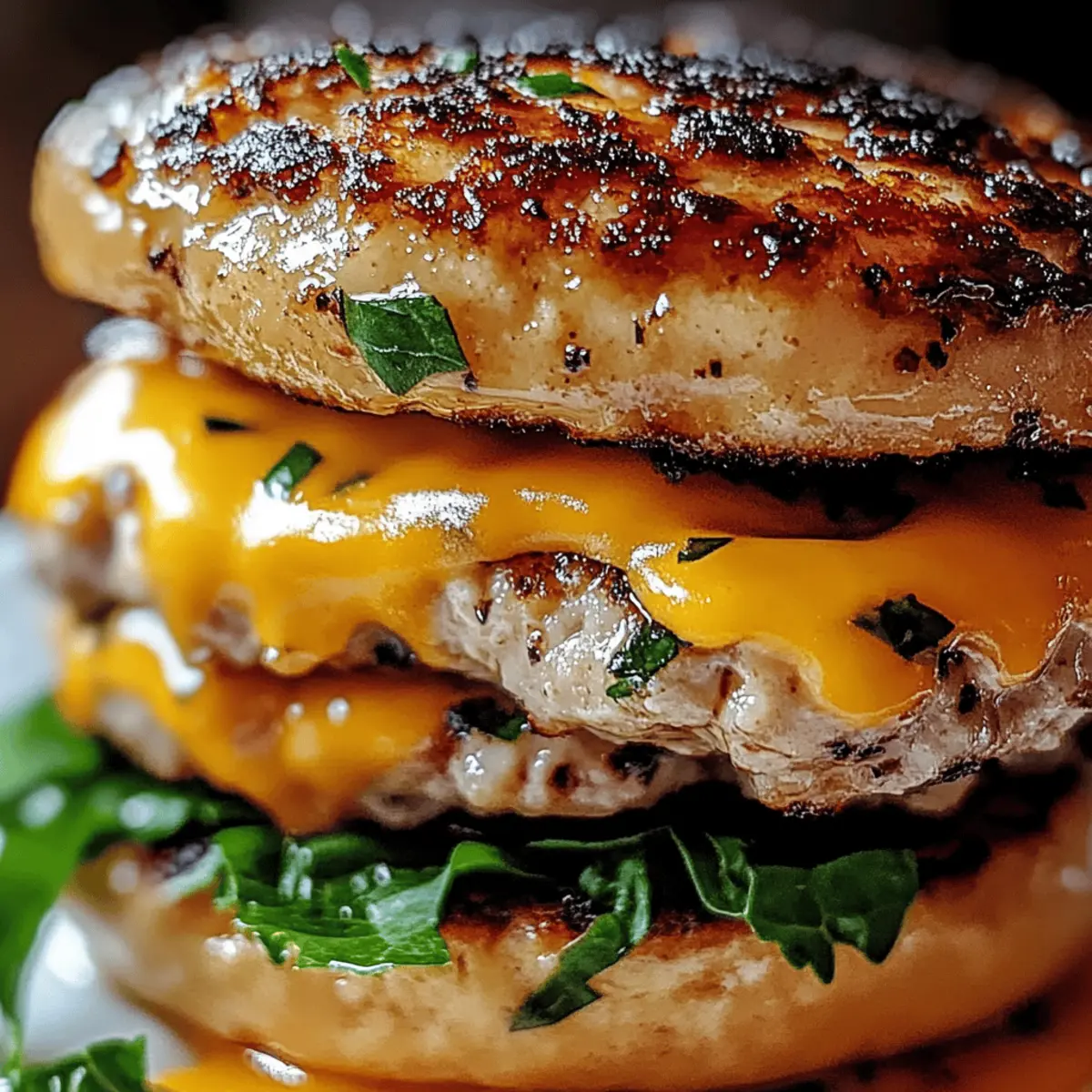 Cheddar Ranch Chicken Burgers for a Crispy Flavor Blast