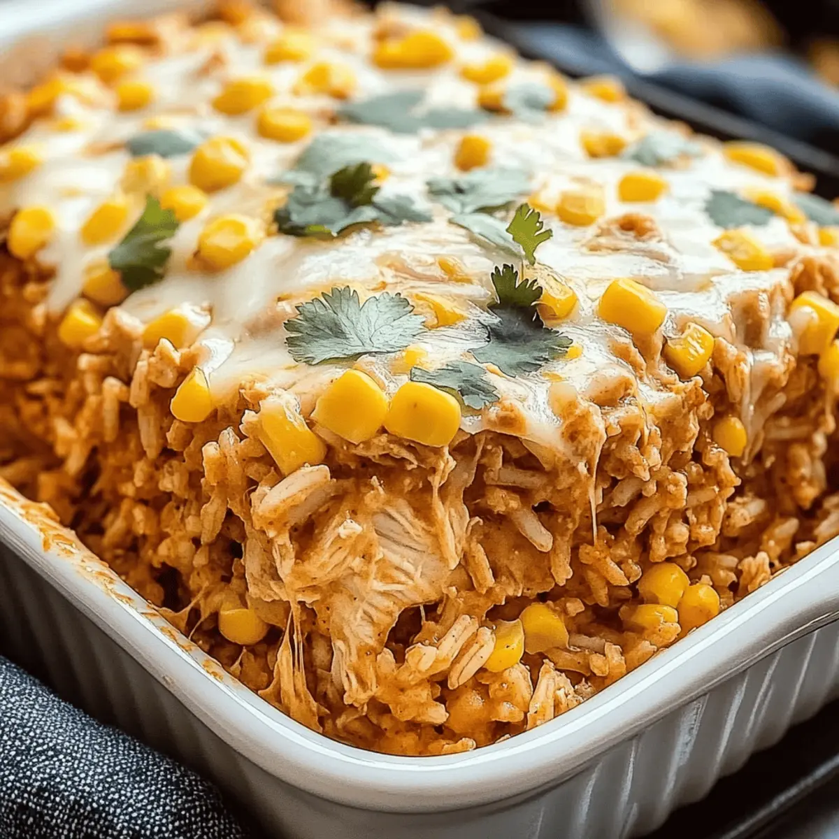 Cheesy Chicken Enchilada Rice Casserole for Cozy Nights