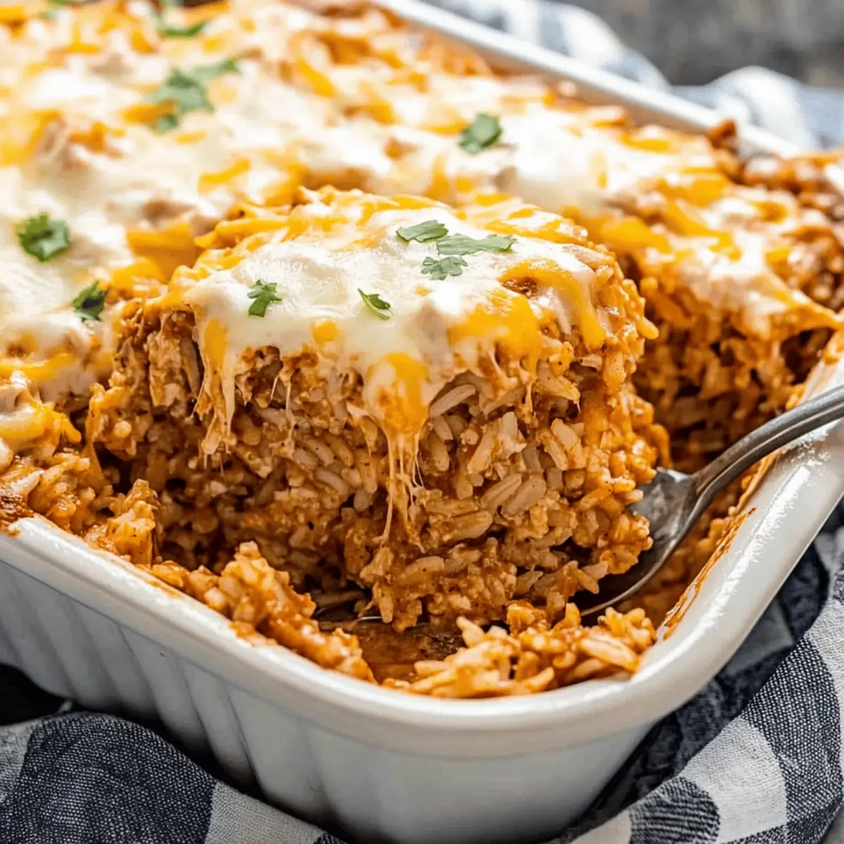 Comforting Chicken Enchilada Rice Casserole in 30 Minutes