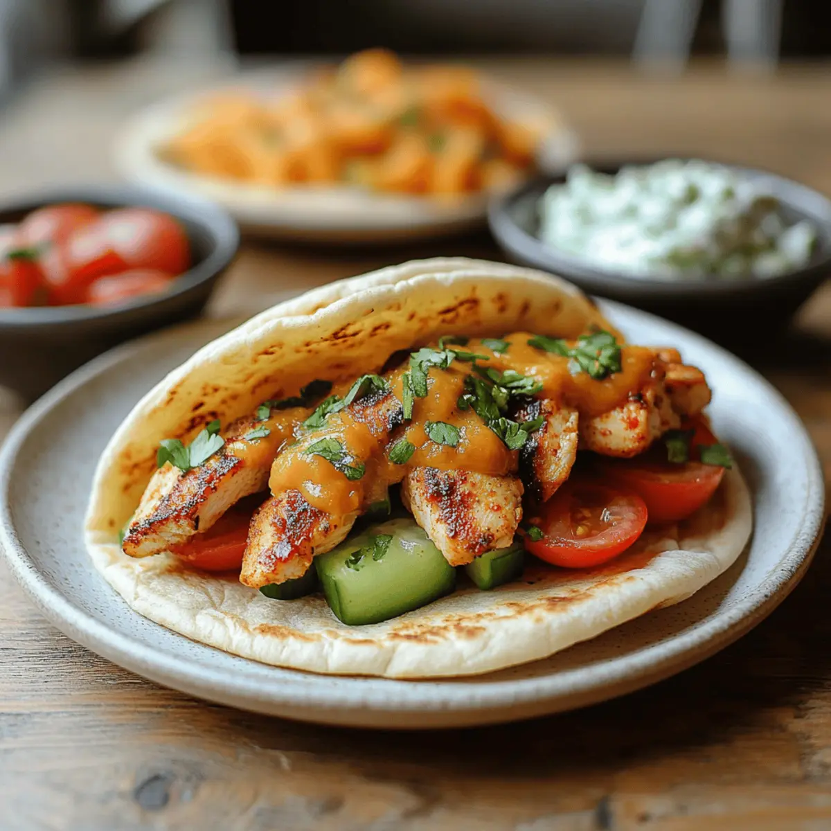 Savory Chicken Gyros Recipe with Creamy Tzatziki Twist