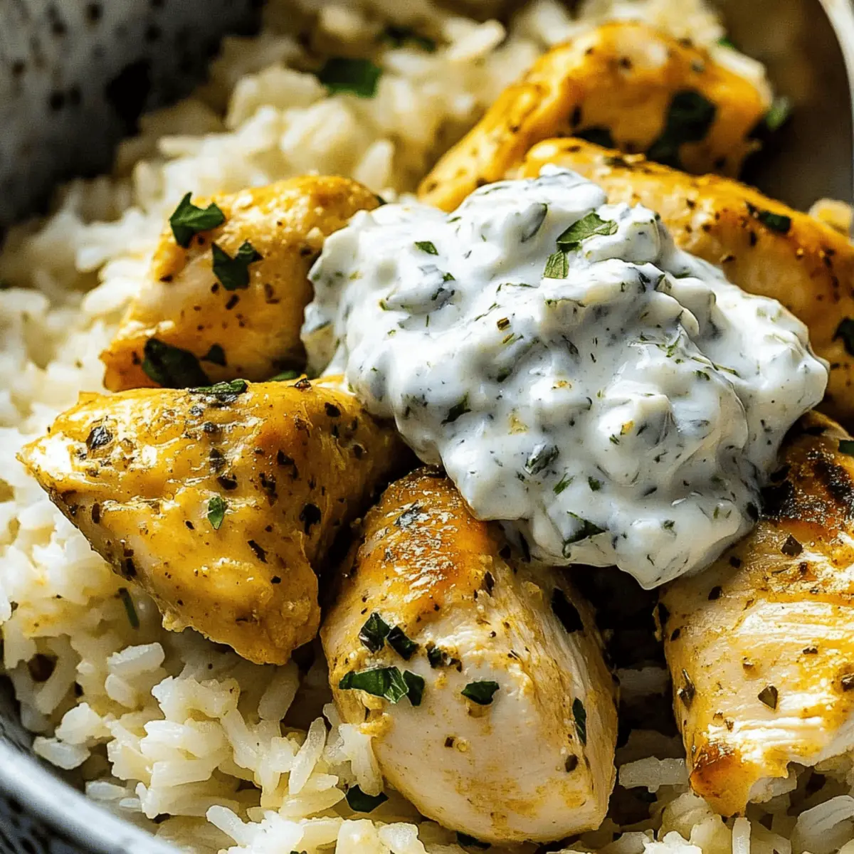 Chicken Tzatziki Rice