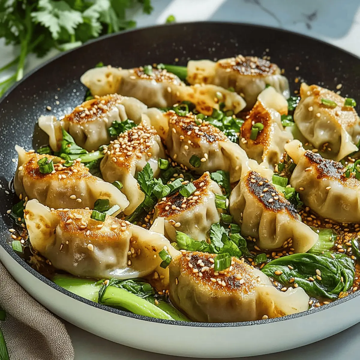 Savory Dumpling Dinner: One Pan Comfort for Busy Nights