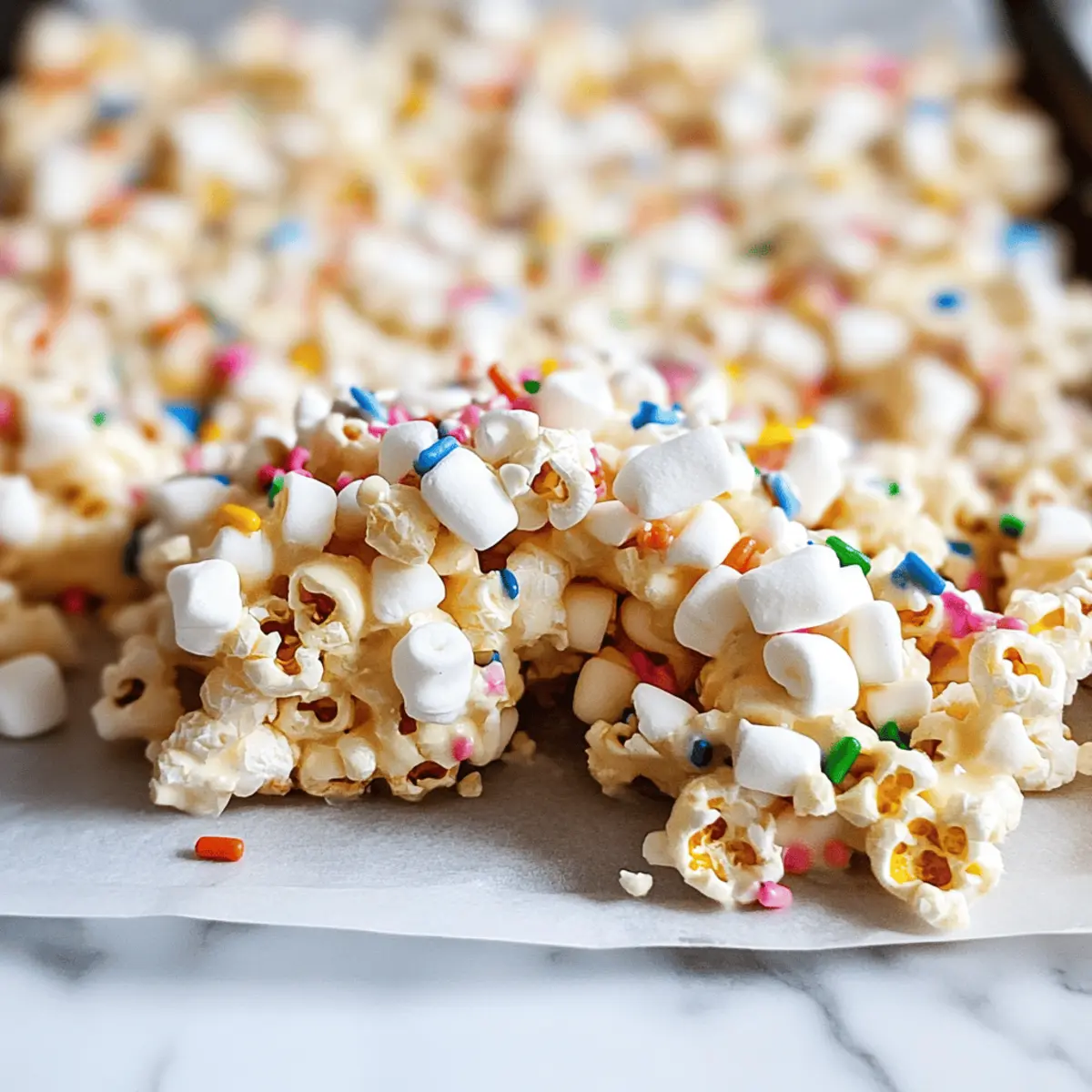 Irresistible Funfetti Marshmallow Popcorn Treats Recipe to Delight