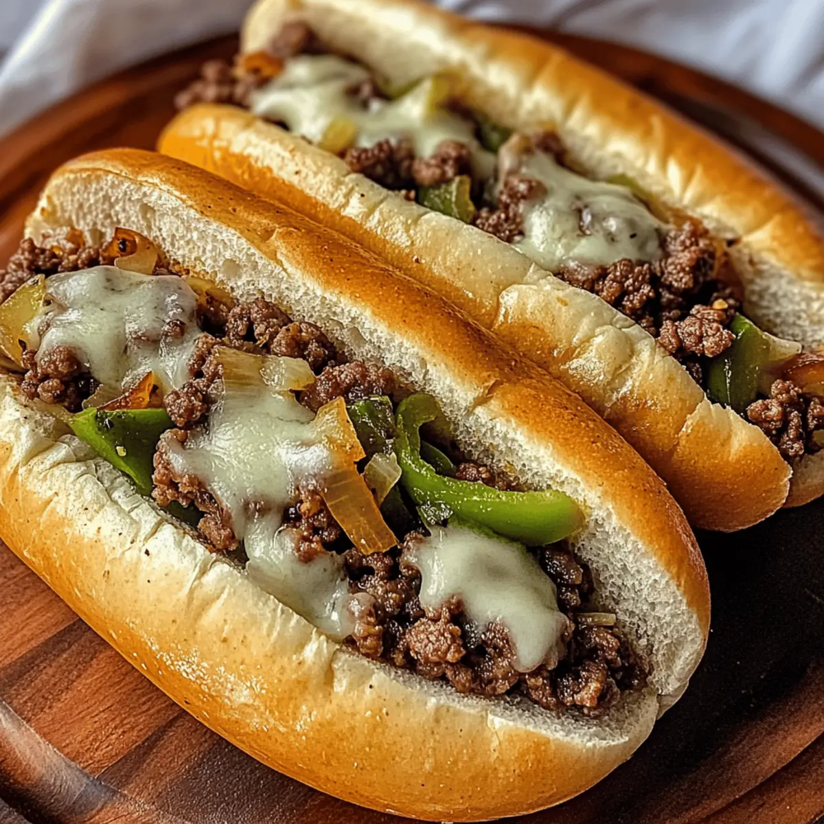 Irresistible Ground Beef Philly Cheesesteaks in 30 Minutes