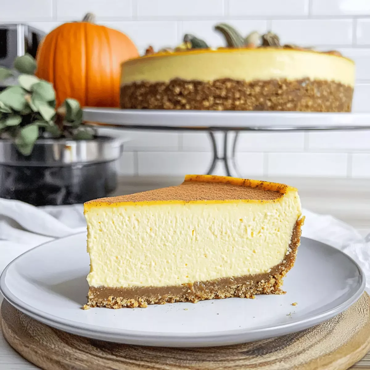 Irresistible Pumpkin Cheesecake That’s Naturally Gluten-Free