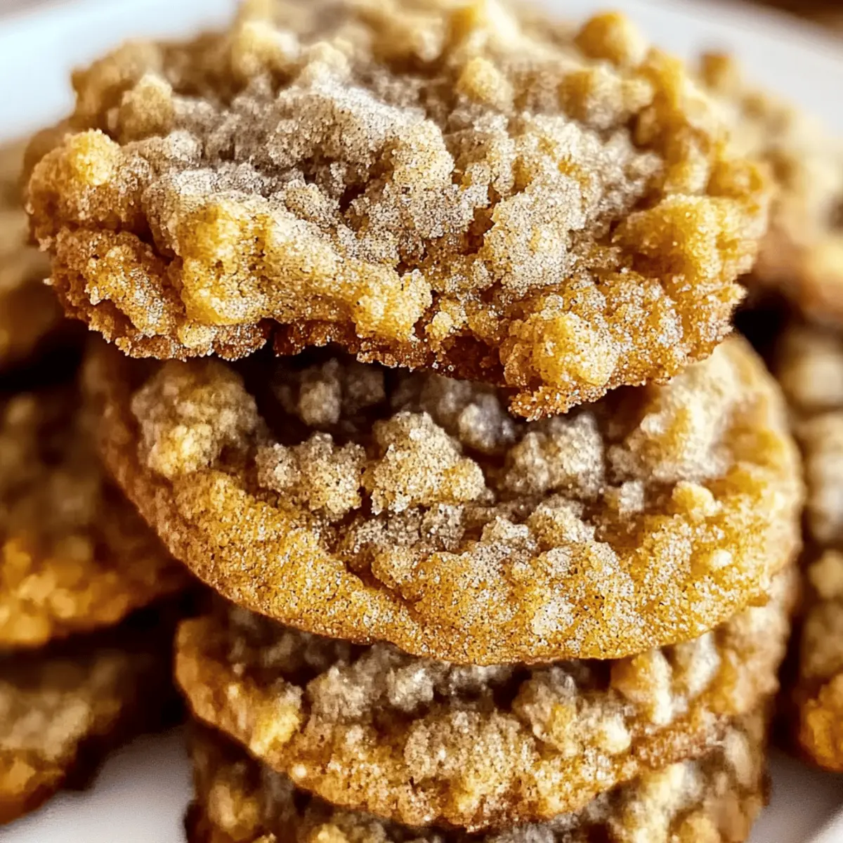 Soft Pumpkin Cinnamon Crumble Cookies That Feel Like Fall