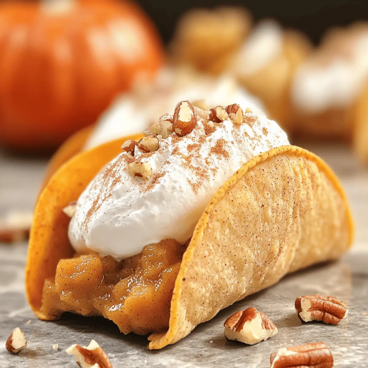 Pumpkin Pie Tacos