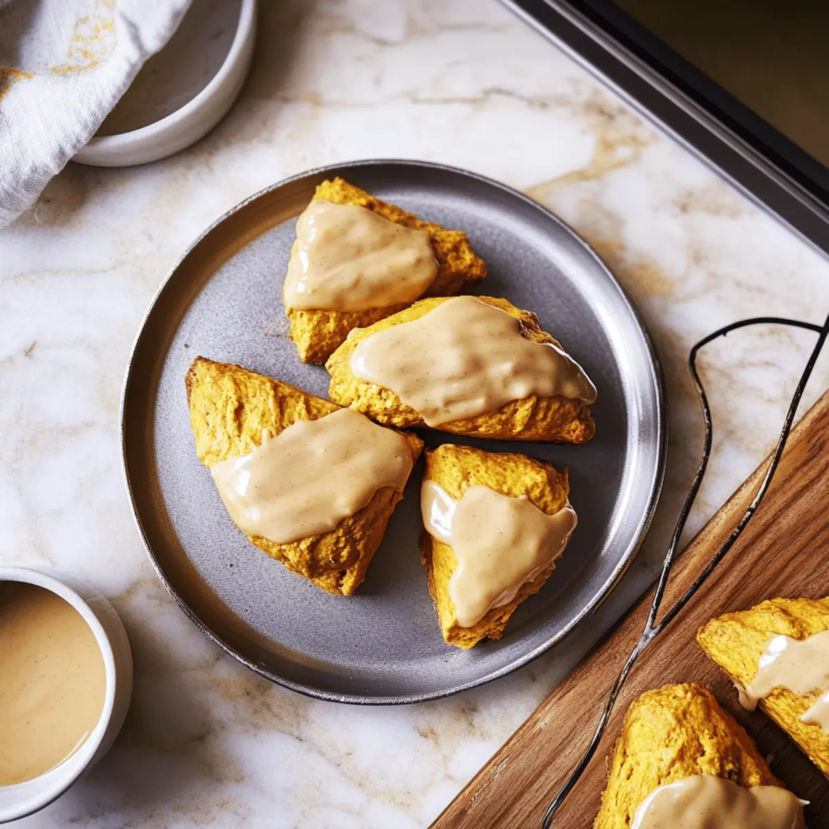Warm and Fluffy Pumpkin Scones Perfect for Fall Mornings