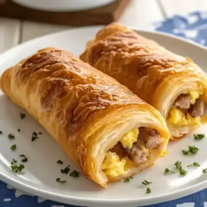 Sausage Egg Breakfast Roll-Ups