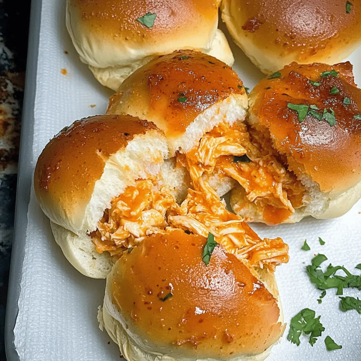 Irresistibly Delicious Spicy Buffalo Chicken Sliders