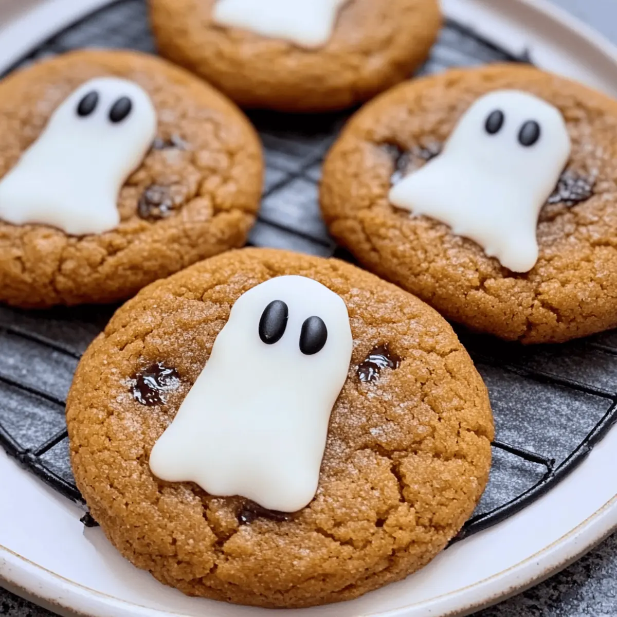 Spooky Ghost Pumpkin Cookies That Melt in Your Mouth