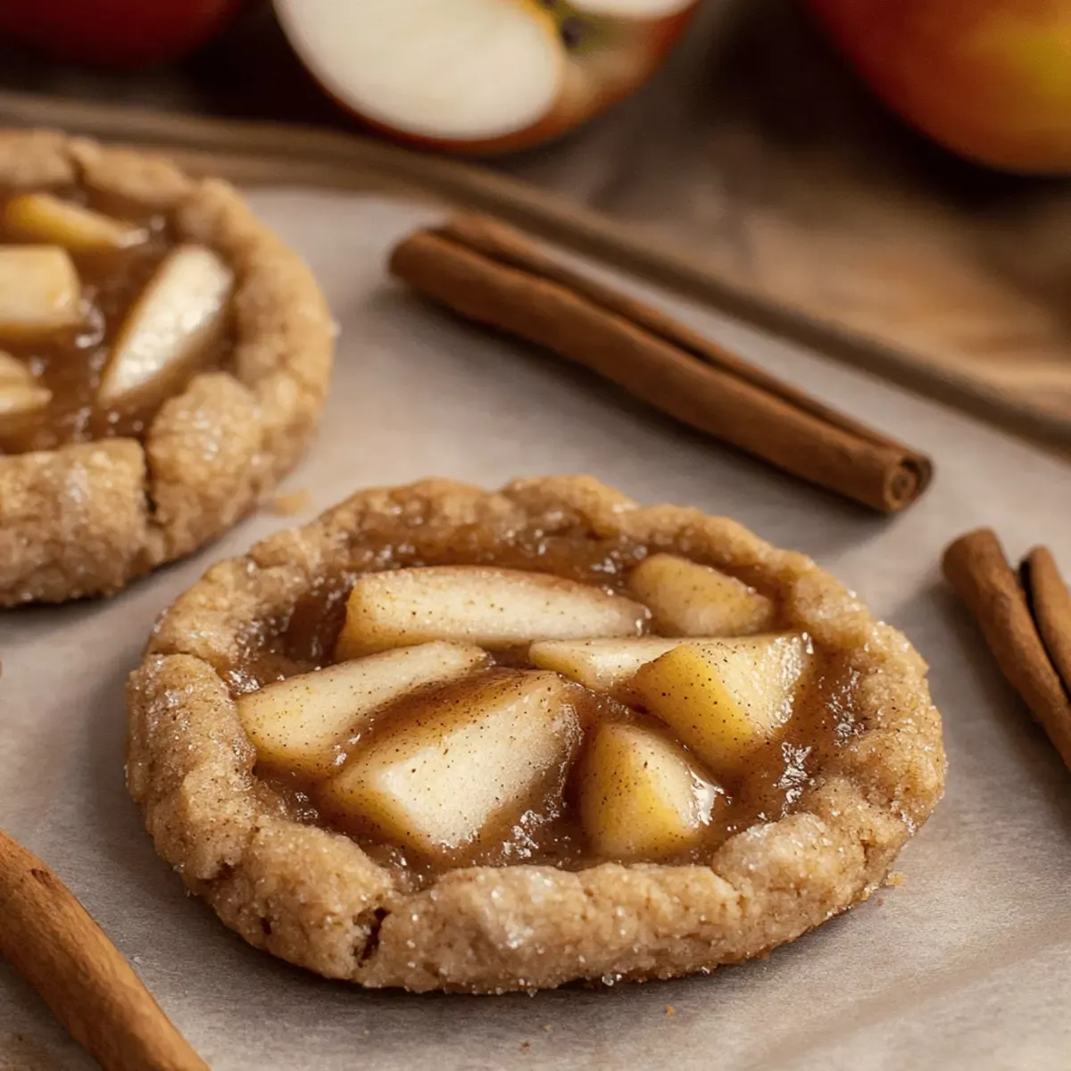 Chewy Vegan Apple Pie Cookies for Cozy Fall Moments