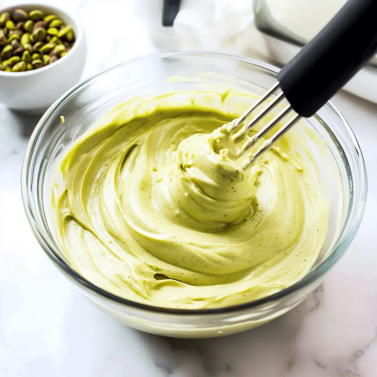 Irresistible Whipped White Chocolate Pistachio Ganache Recipe