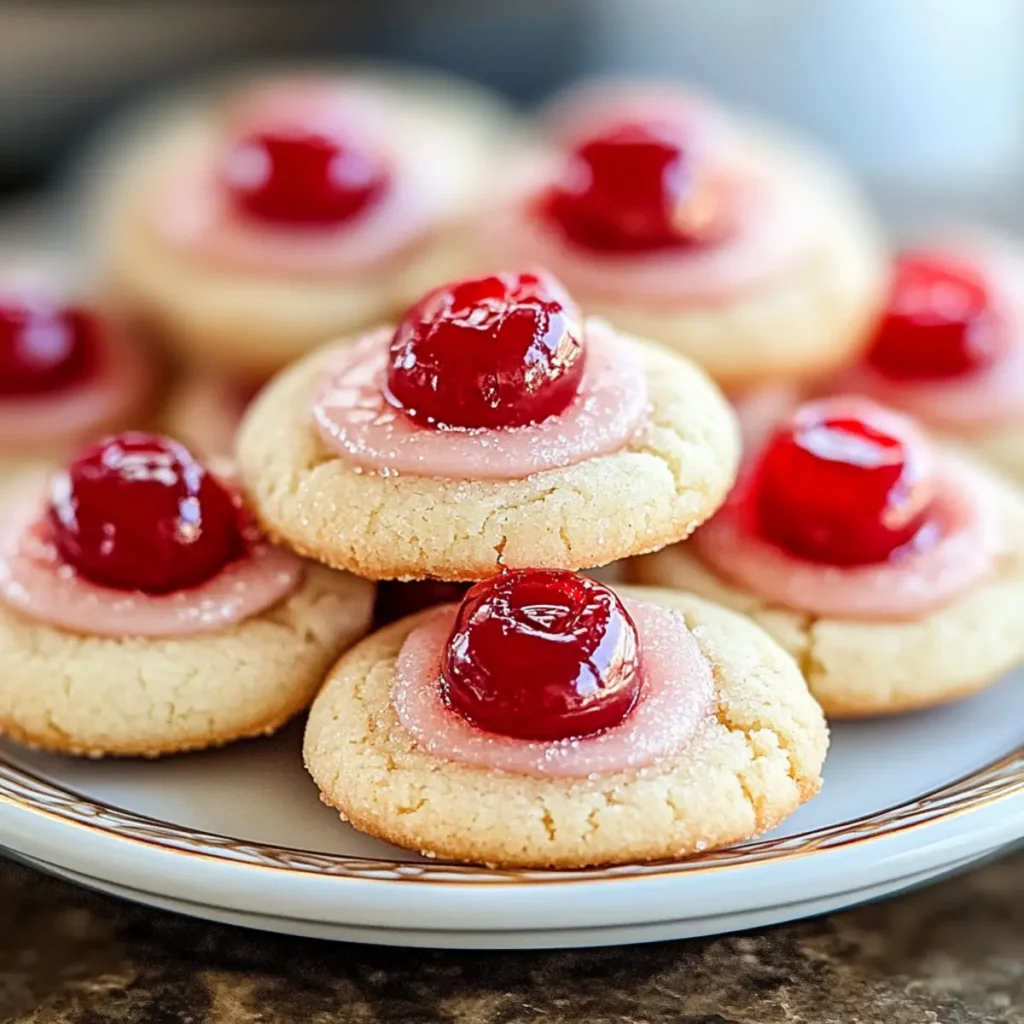 Almond Cherry Cookies