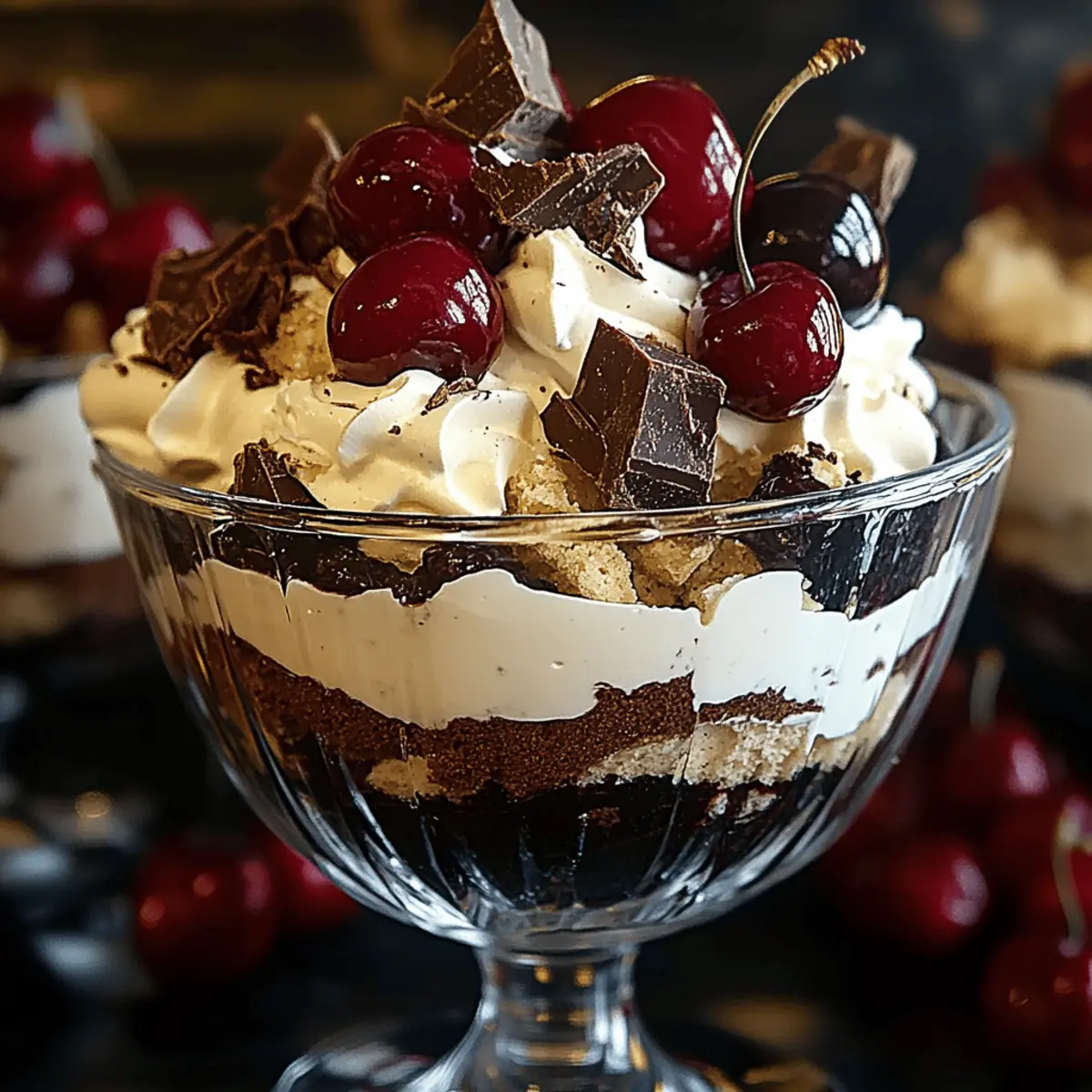 Delicious Black Forest Trifle for Christmas Gatherings