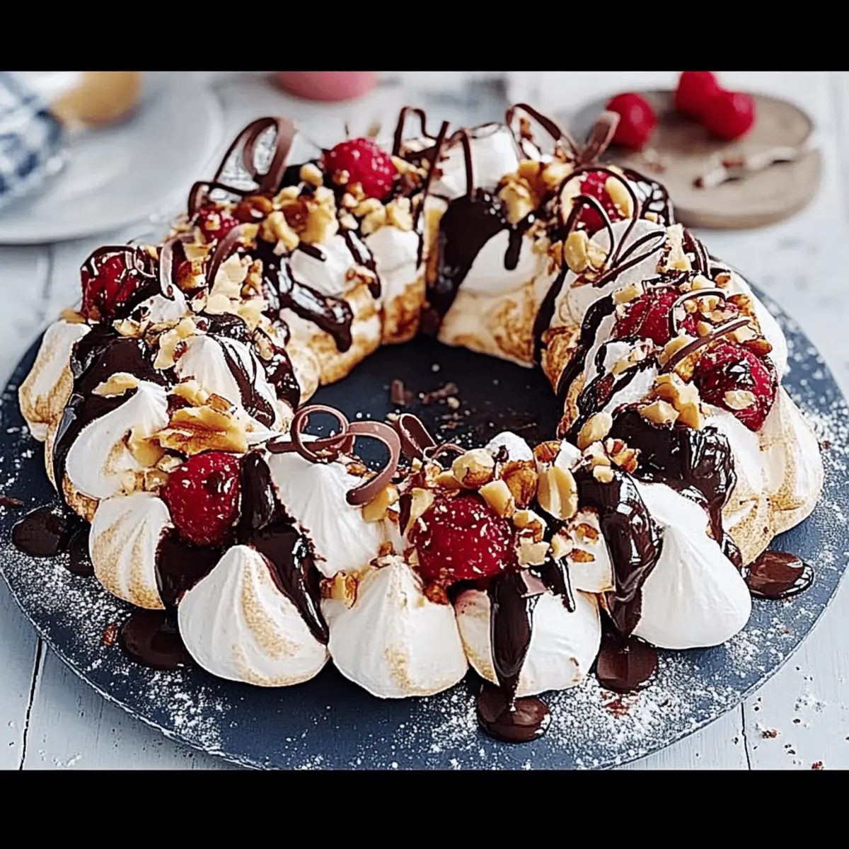 Gluten-Free Black Forest Wreath to Impress Your Guests