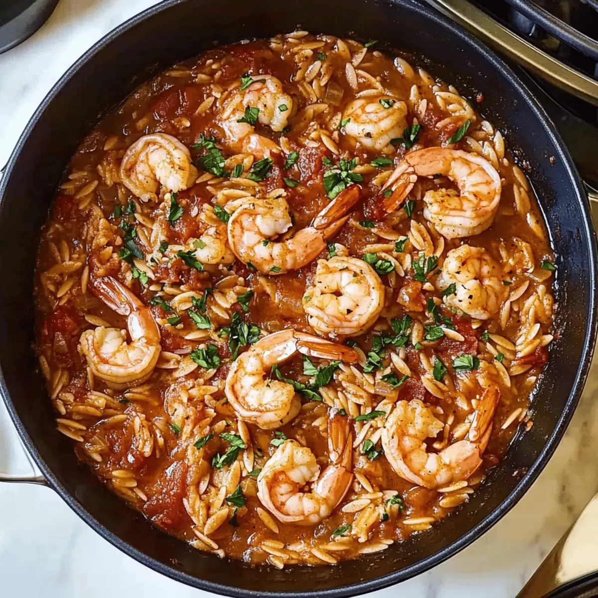 Cajun Shrimp Orzo