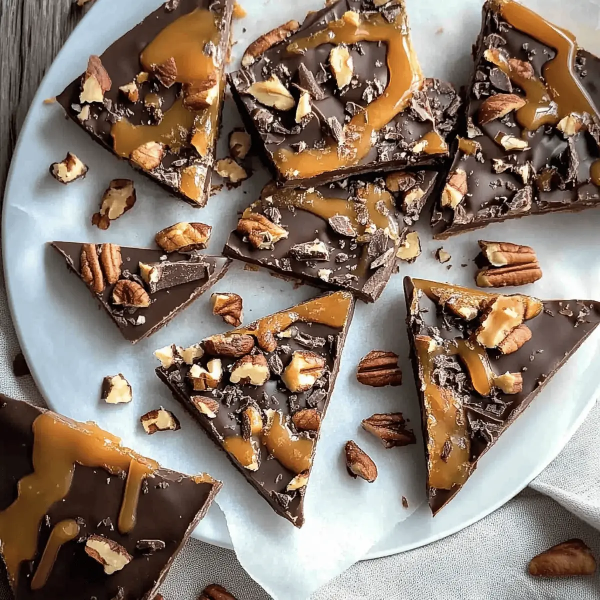 Decadent Caramel Chocolate Bark That Friends Will Love