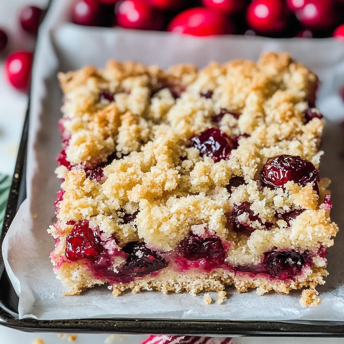 Cranberry Bars: The Easy Make-Ahead Holiday Treat You’ll Love