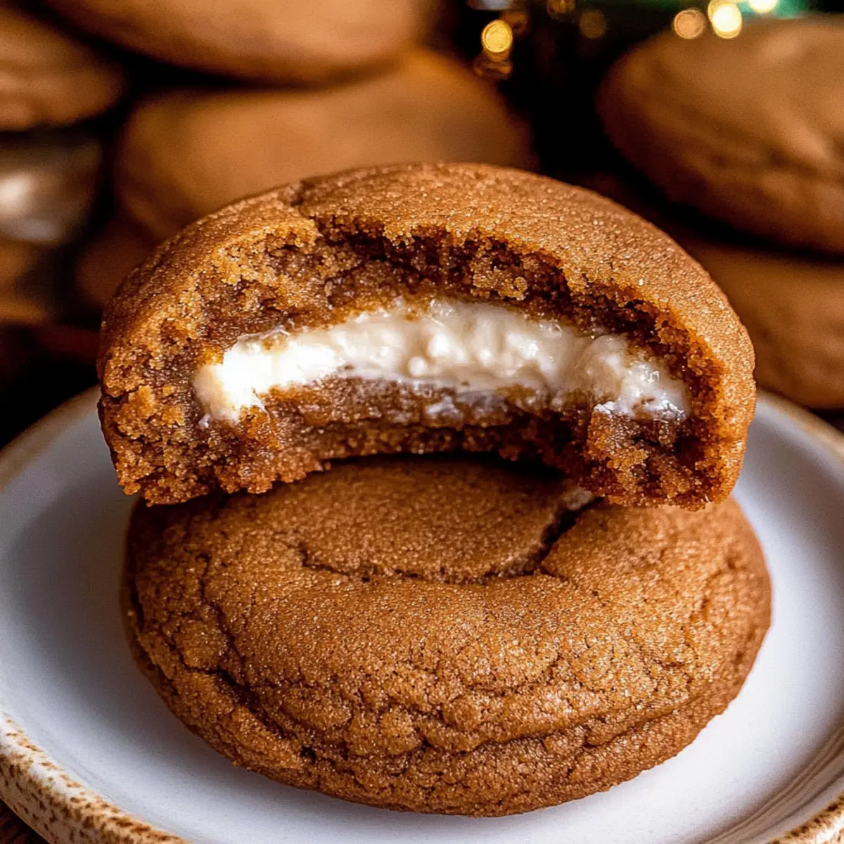 Gingerbread Cheesecake Cookies: Holiday Comfort in Every Bite