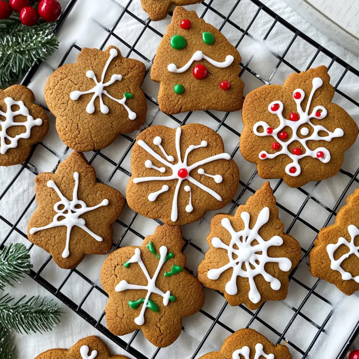 Gingerbread Cookies with Royal Icing: Soft, Chewy Holiday Joy