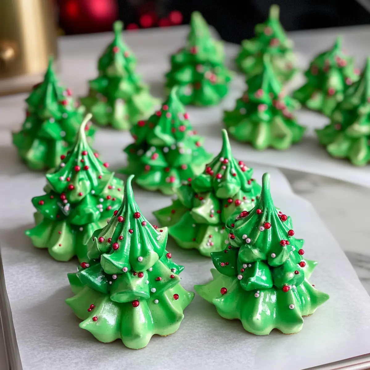 Meringue Trees: Delightfully Simple Holiday Treats to Share
