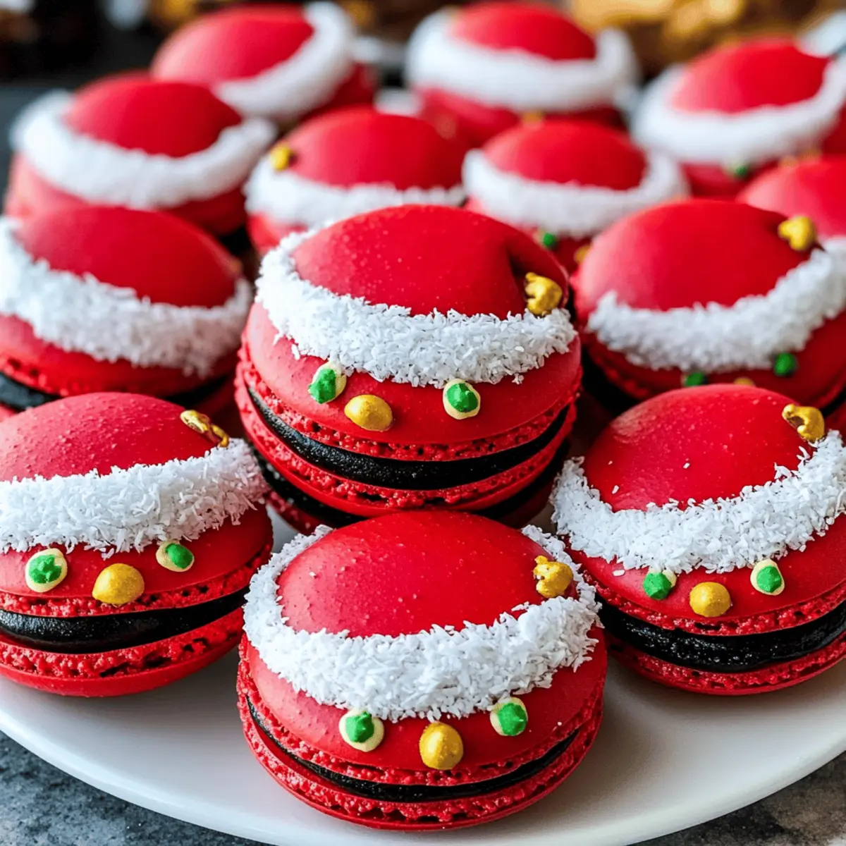 Whip Up Santa Claus Macarons for a Festive Holiday Treat