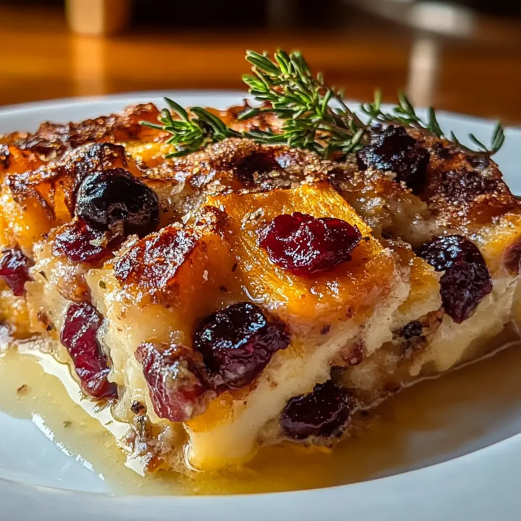 Sweet Potato & Cranberry Gratin