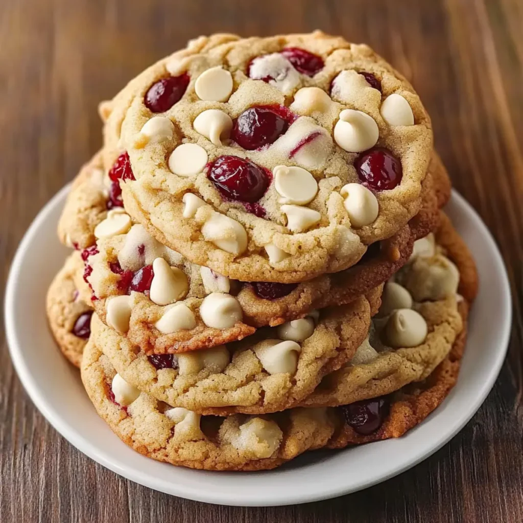 White Chocolate Cranberry Cookies