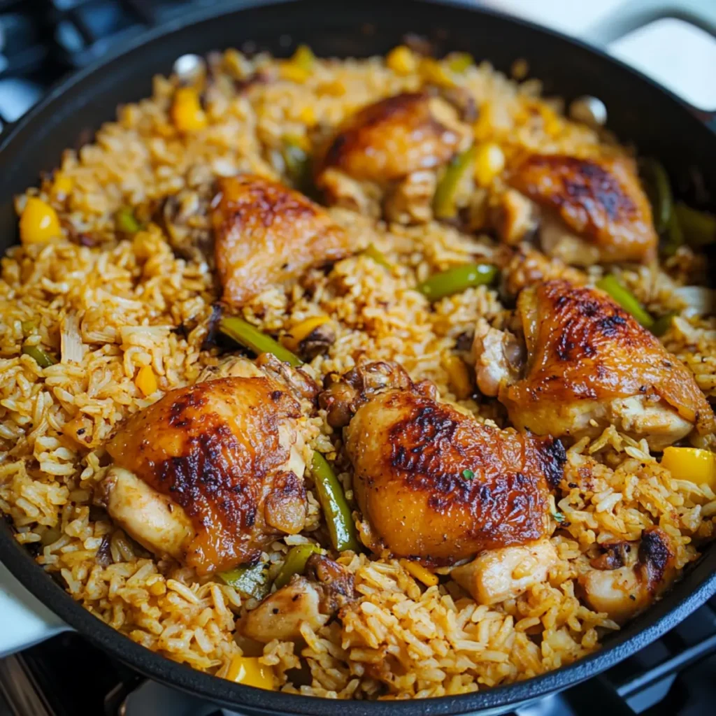 Ultimate One Pot Sticky Coconut Rice & Chicken That's Delicious