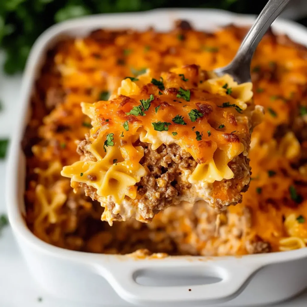 Sour Cream Beef Noodle Casserole