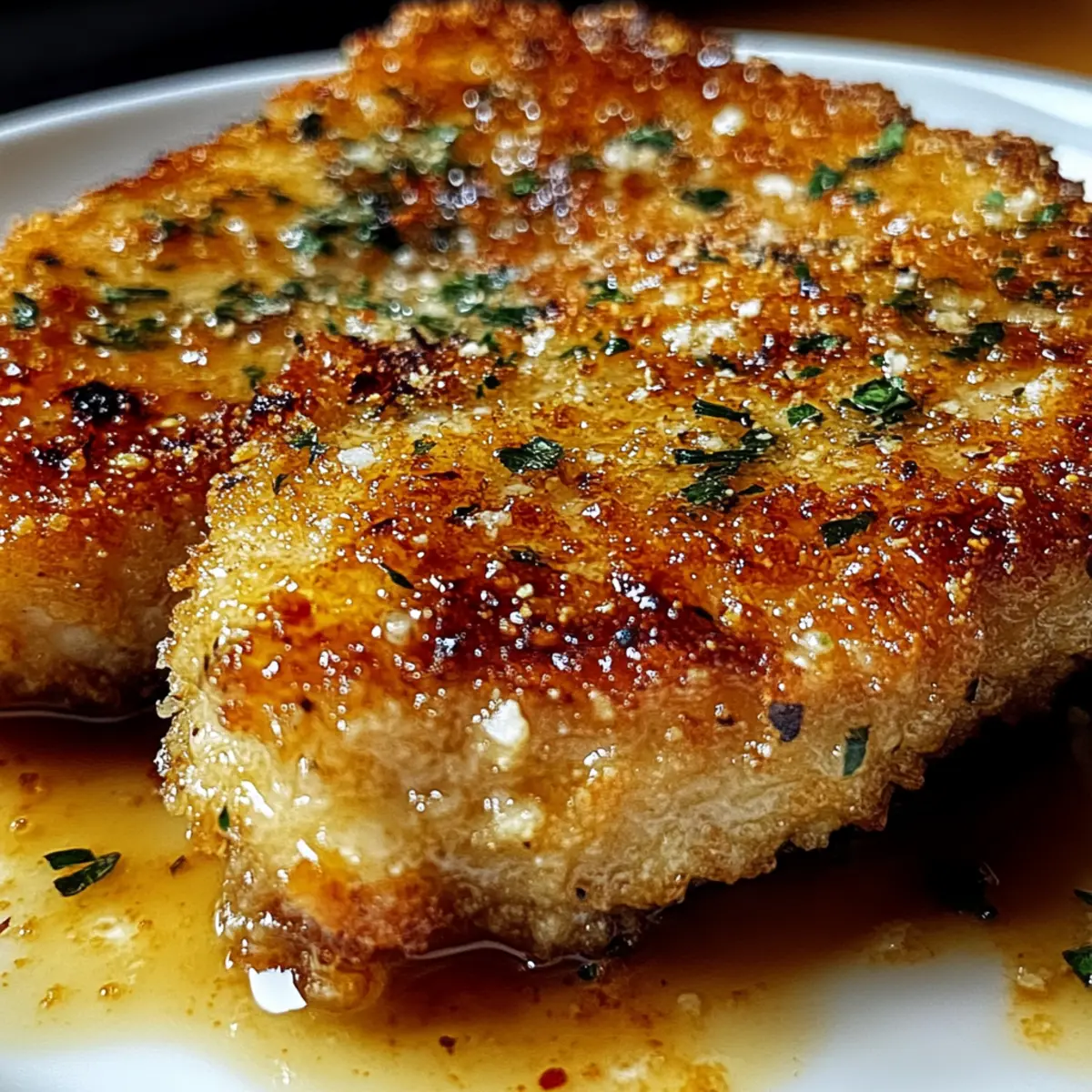 Crispy Baked Parmesan Pork Chops