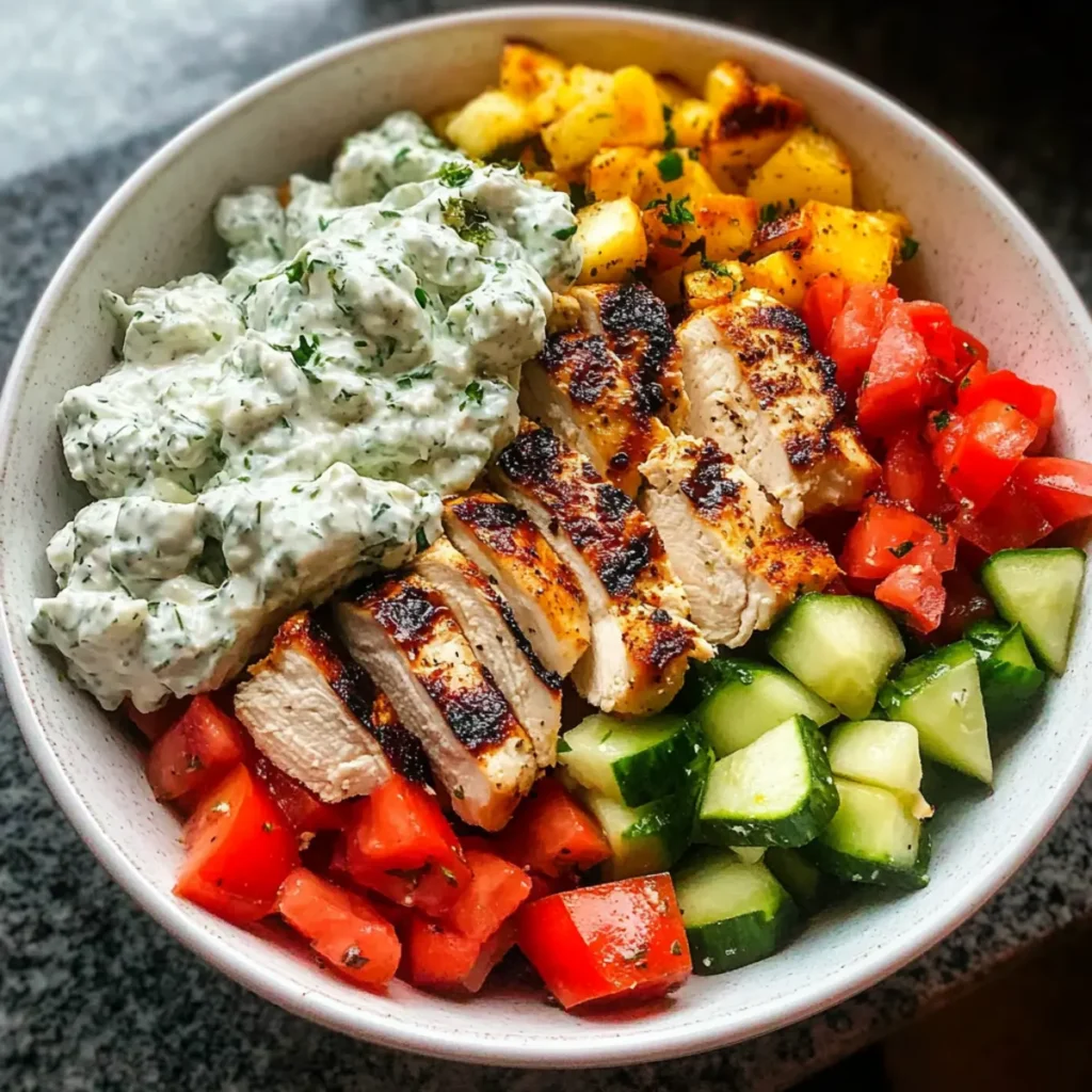 Greek Chicken Bowls