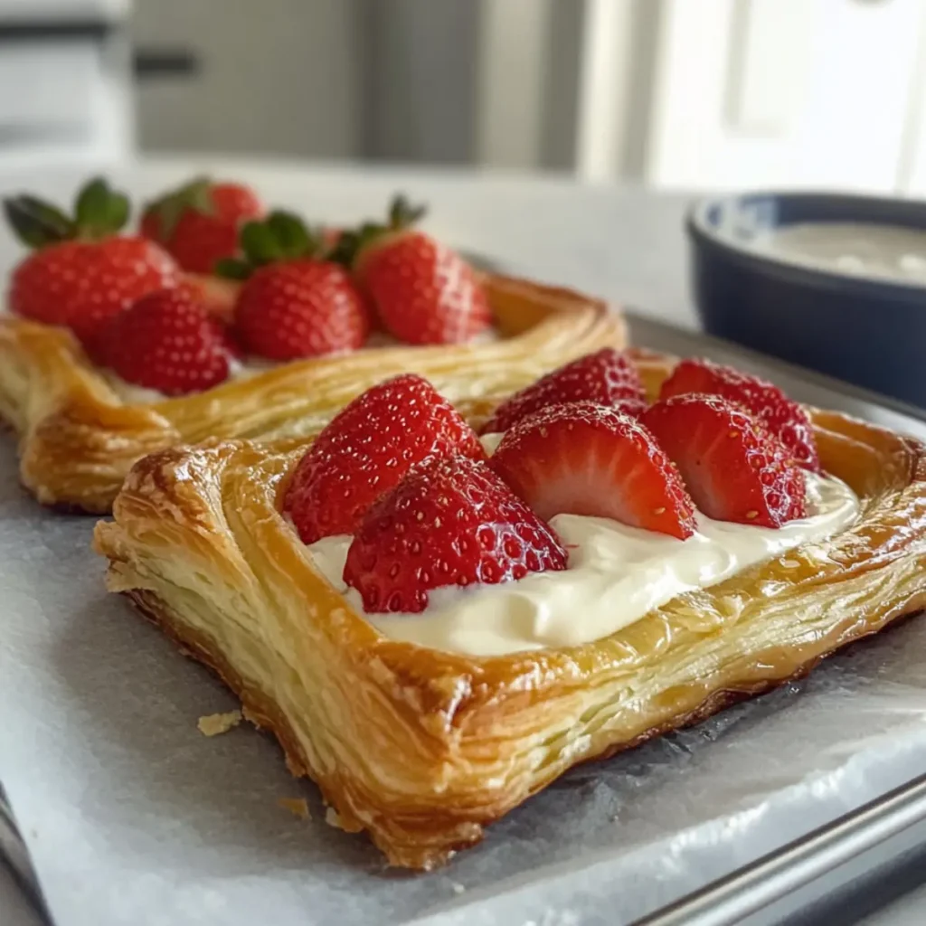 Strawberry Danish with Cream Cheese