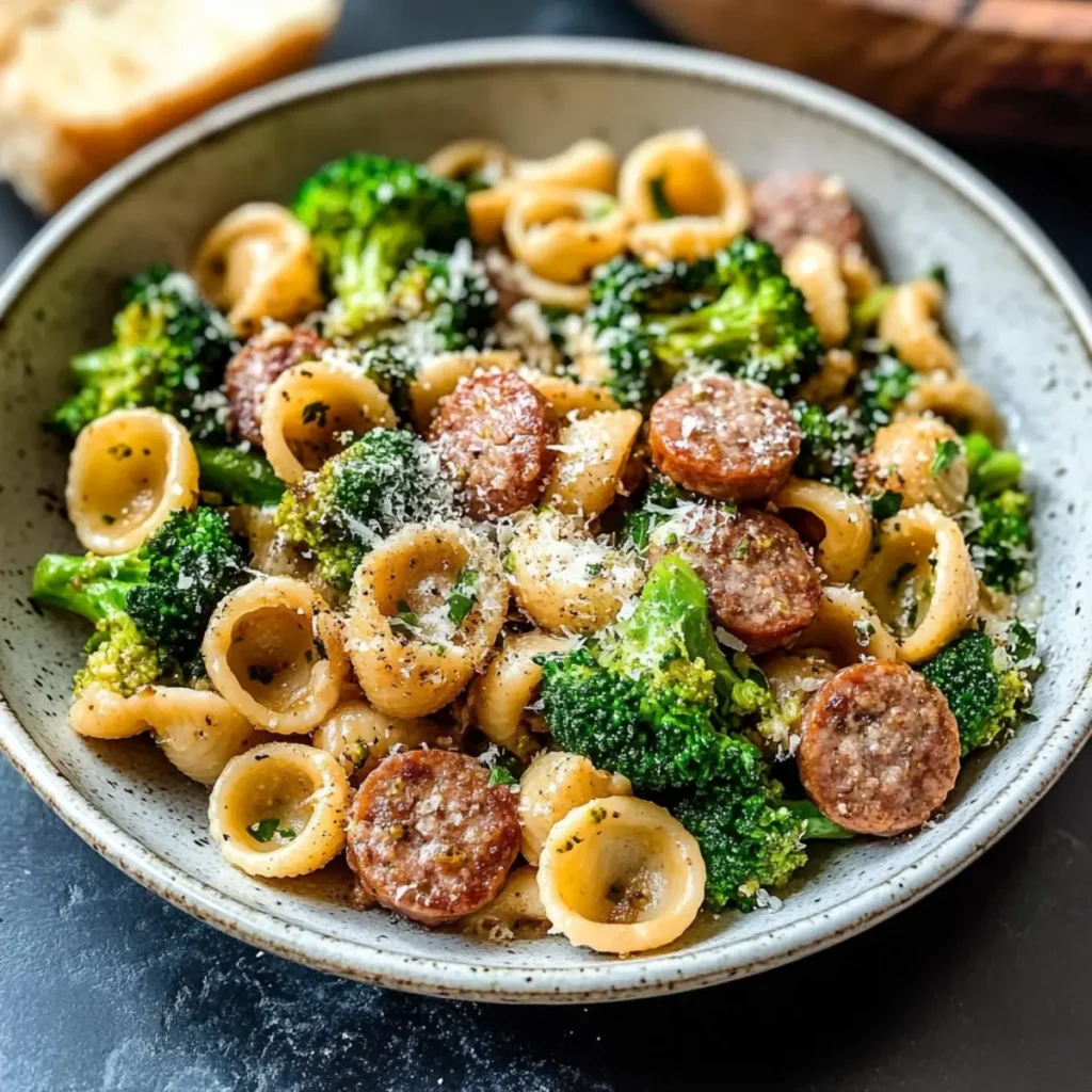 Orecchiette with Sausage and Broccoli