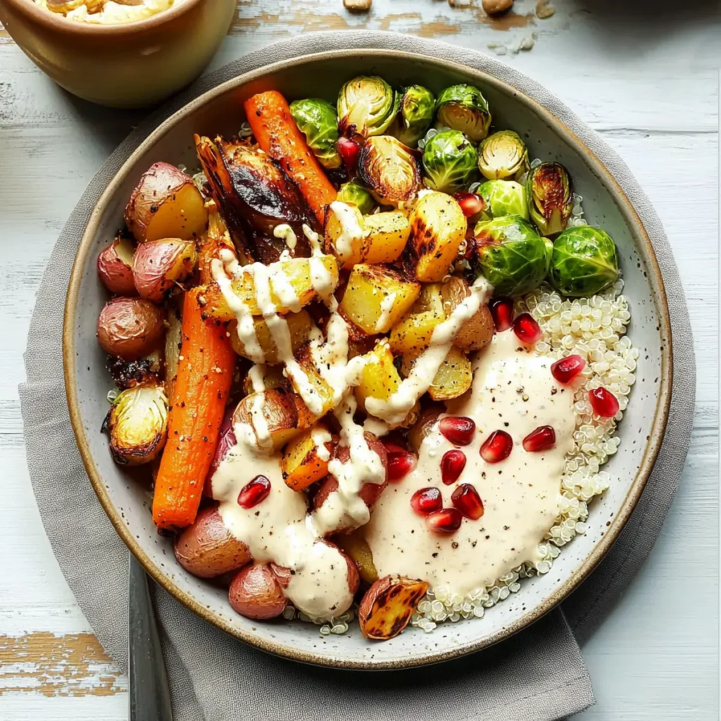 Roasted Vegetable & Quinoa Harvest Bowls