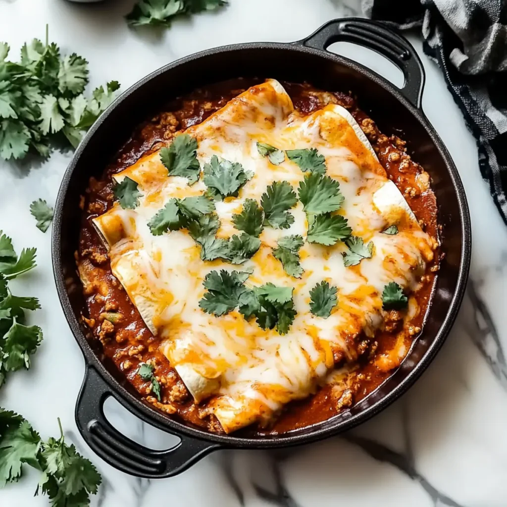 Ground Beef Enchiladas