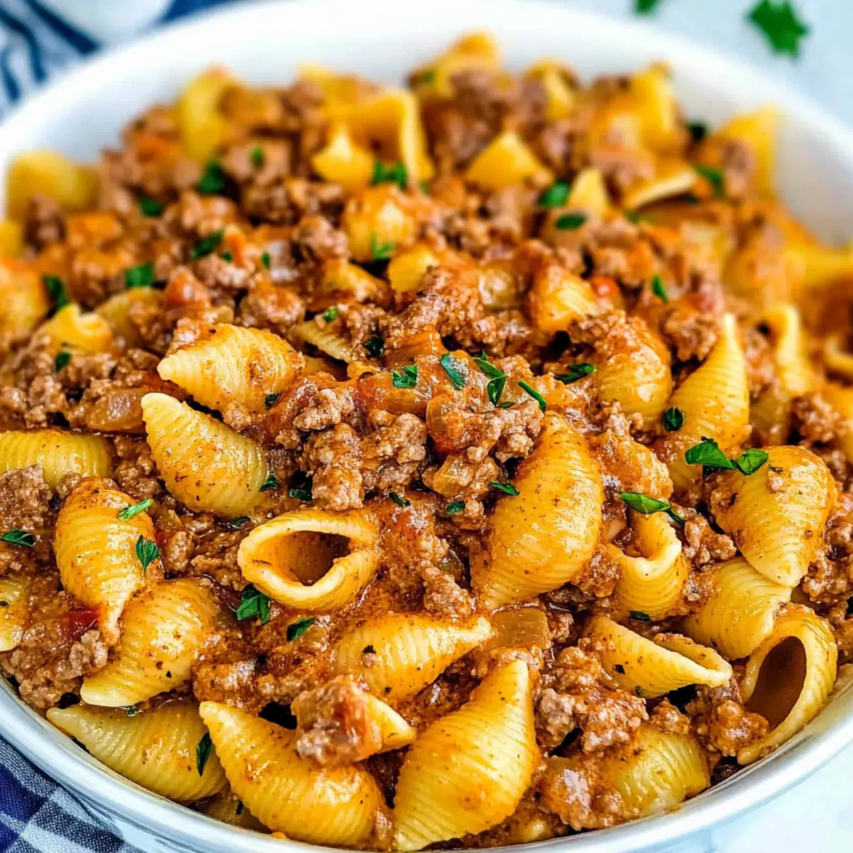Irresistible Creamy Beef and Shells: Quick Comfort Food
