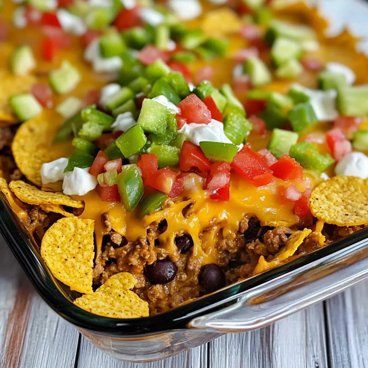 Walking Taco Casserole