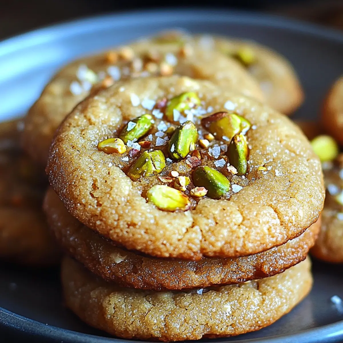 Salted Honey Pistachio Cookies