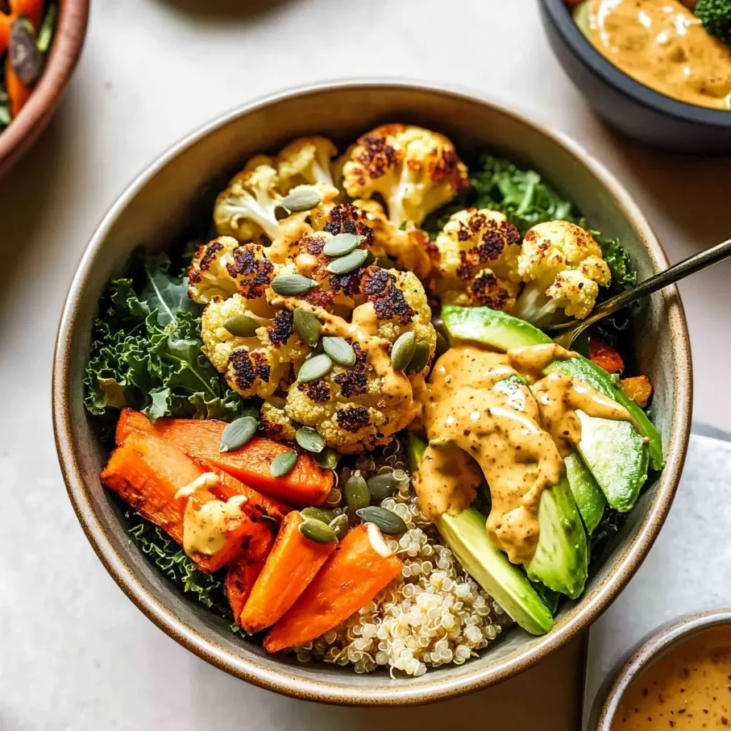 Roasted Veggie Glow Bowls