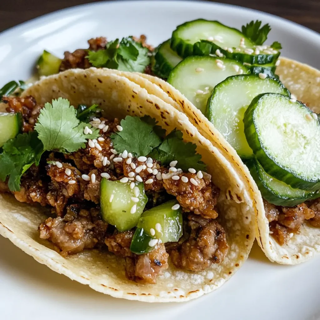 Smash Dumpling Tacos