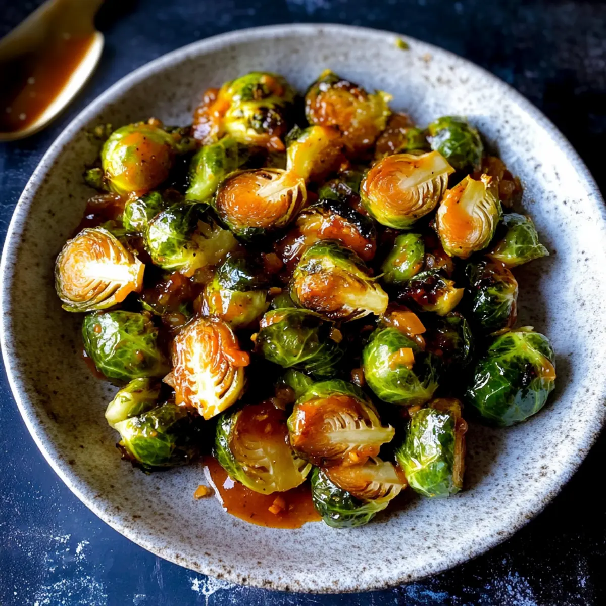 Sriracha Sweet Chili Brussels Sprouts